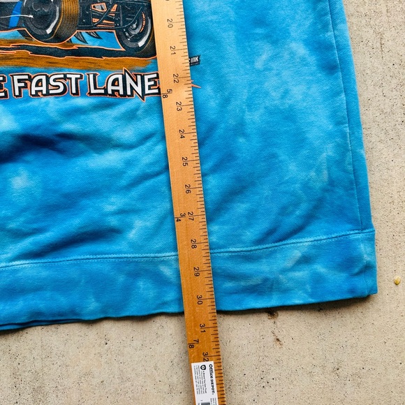 Vintage Sprint Car Racing Hoodie 2XL Tye Dye Y2K - Picture 9 of 9